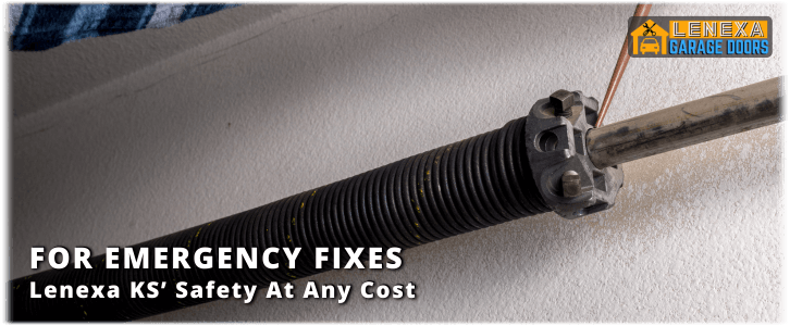 Broken Garage Door Spring Lenexa KS